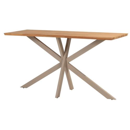 Prado bartafel 200x70xH105 cm aluminium teak latte Taste 4SO, Tuin en Terras, Tuintafels, Nieuw, Ophalen of Verzenden