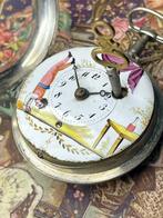 French Verge Fusee - “Montre à scène de cirque“ - 1850-1900, Nieuw