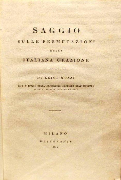 Muzzi Luigi, Bassi Ferdinando - Lotto di 2 Opere Curiose di, Antiek en Kunst, Antiek | Boeken en Bijbels