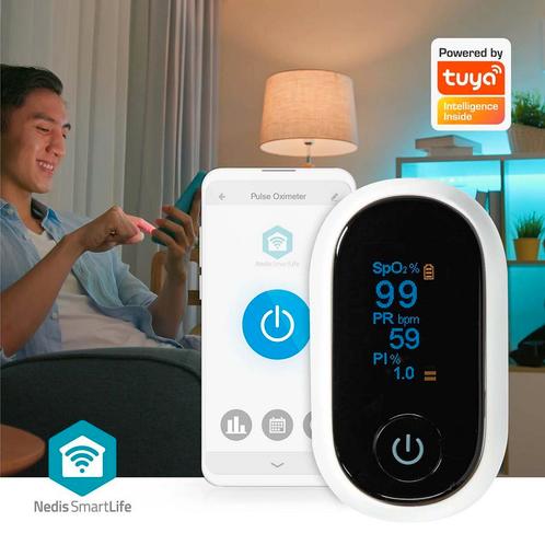 Slimme Pulse Oximeter Bluetooth | Meet Polsslag ( Hartslag ), Sport en Fitness, Hartslagmeters, Nieuw, Verzenden