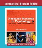 Research Methods in Psychology, 9780393536225, Verzenden, Zo goed als nieuw, Studieboeken