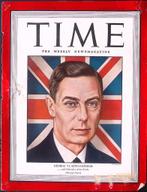 Cover Time Magazine1944 met koning George VI (lijst optie), Verzamelen, Militaria | Tweede Wereldoorlog, Verzenden, Foto of Poster