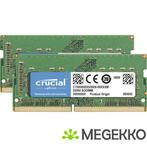Crucial 64GB DDR4 2666 MT/s Kit 32GBx2 SODIMM 260pin voor, Computers en Software, RAM geheugen, Verzenden, Nieuw