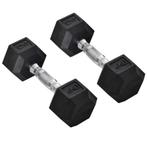 TRUUSK Hexagon Dumbbells Set Van 2 Gietijzeren Dumbbells Set, Verzenden, Nieuw