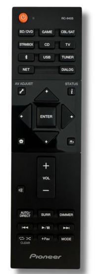 Originele Pioneer RC-940S afstandsbediening, Audio, Tv en Foto, Afstandsbedieningen, Verzenden
