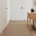 vidaXL Tapijtloper 80x200 cm sisal-look zandkleurig, Verzenden, Nieuw, Bruin