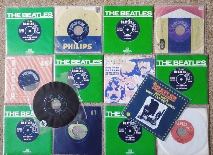 Beatles - 14 x 7 singles incl. Hey Jude - Paperback Writer, Cd's en Dvd's, Vinyl Singles