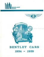 BENTLEY CARS 1934 - 1939 (BROOKLANDS), Nieuw, Author