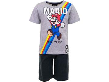 Kinderpyjama - Shortama - Super Mario - Grijs/Antraciet beschikbaar voor biedingen