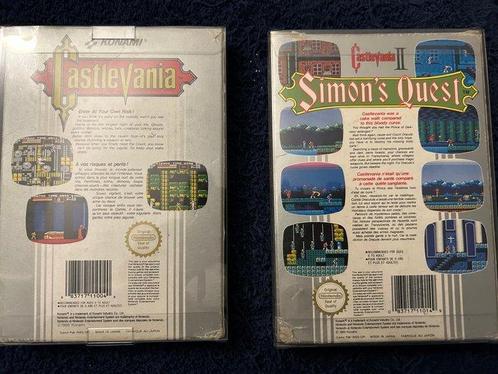 Nintendo - Nes - Castlevania & Castlevania II : Simons, Spelcomputers en Games, Spelcomputers | Overige Accessoires
