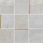Mozaiek Arcana Avelin Ceniza 30x30 cm Licht Grijs met Goud, Nieuw, Overige materialen, Overige typen, Ophalen of Verzenden