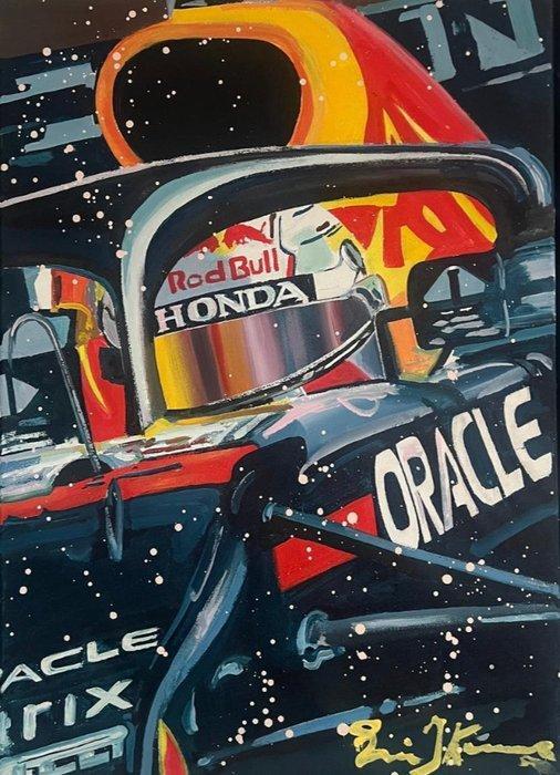 Eric Jan Kremer (XX) - Max Verstappen 2021, Antiek en Kunst, Kunst | Schilderijen | Modern