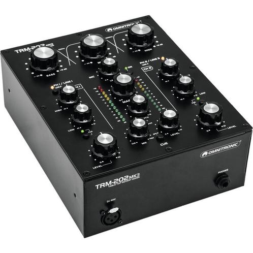 (B-Stock) Omnitronic TRM-202MK3 2-kanaals DJ-mixer, Muziek en Instrumenten, Dj-sets en Draaitafels, Verzenden