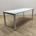 Kinnarps kantinetafel 180x80 cm, wit - Gratis Bezorging, Ophalen of Verzenden, Gebruikt, Bureau