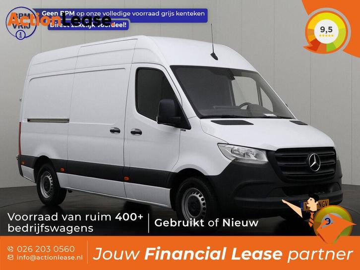 Mercedes-Benz Sprinter L2 H2 2023 €313 per maand, Auto's, Bestelauto's, Te koop, Zwart, Handgeschakeld, Financial lease, BTW verrekenbaar
