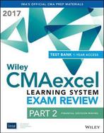 Wiley CMAexcel Learning System Exam Review 2017 Wiley, Verzenden, Gelezen, Wiley
