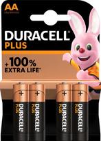 Duracell Plus AA batterijen (4), Audio, Tv en Foto, Accu's en Batterijen, Verzenden, Nieuw