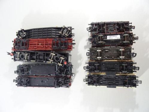 Diverse H0 - Treinset (1) - 10 goederentreinen FS Italiaanse, Hobby en Vrije tijd, Modeltreinen | H0