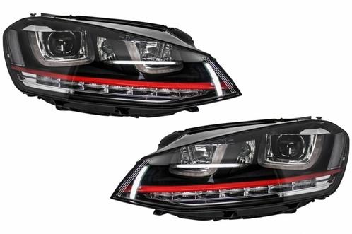 VW Golf 7 Led Dynamische Koplampen GTI U-Led Rood, Auto-onderdelen, Verlichting, Nieuw, Volkswagen, Ophalen of Verzenden
