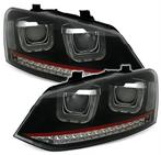 Koplampen VW Polo 6R / 6C 09- DRL Dynamic Zwart/Rood, Ophalen of Verzenden, Nieuw