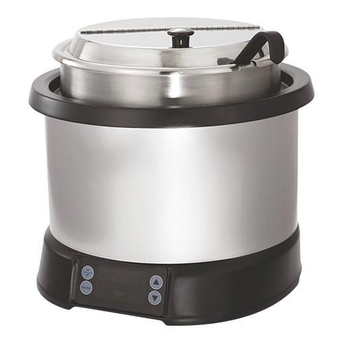 Inductie soepketel/Foodwarmer met RVS stalen binnen pan met, Zakelijke goederen, Horeca | Keukenapparatuur, Nieuw in verpakking