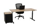 Bureau TUBE zwart eiken 200x80, Ophalen of Verzenden, Nieuw in verpakking