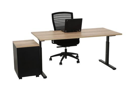 Bureau TUBE zwart eiken 200x80, Zakelijke goederen, Kantoor en Winkelinrichting | Kantoormeubilair en Inrichting, Ophalen of Verzenden
