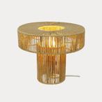 Tafellamp Rotan C-Creation | 25% SALE, Huis en Inrichting, Lampen | Tafellampen, Verzenden, Nieuw, Minder dan 50 cm, Stof