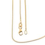 18 Krt. Gouden fantasieschakel ketting | 42 cm, Sieraden, Tassen en Uiterlijk, Kettingen, Ophalen of Verzenden, Gebruikt, Overige kleuren