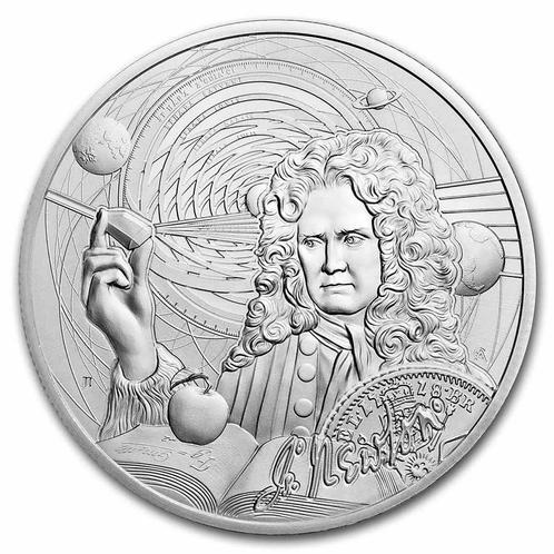 Niue - Icons of Inspiration - Isaac Newton 1 oz 2022, Postzegels en Munten, Munten en Bankbiljetten | Verzamelingen, Munten, Verzenden