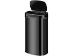 Veiling - Automatische Prullenbak - 60 Liter - Zwart - Recht, Nieuw