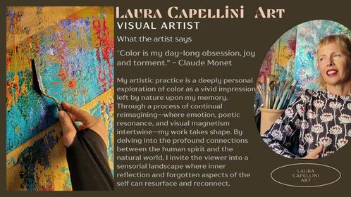 Laura Capellini - GOLDEN WHISPERS n.5 (XXL) Acrylic on, Antiek en Kunst, Kunst | Schilderijen | Modern