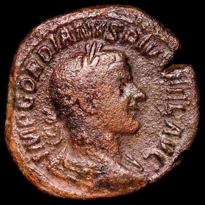 Romeinse Rijk. Gordian III (238-244 n.Chr.). Sestertius, Postzegels en Munten, Munten | Europa | Niet-Euromunten