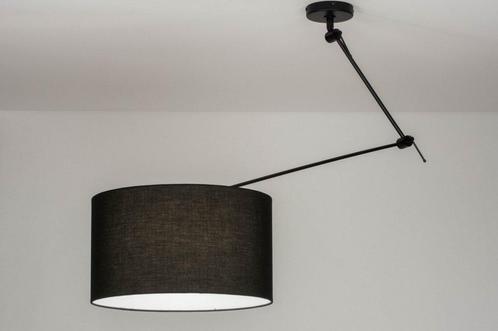Rietveld Hanglampen - Zwart - Stof, Metaal, Huis en Inrichting, Lampen | Hanglampen, Verzenden