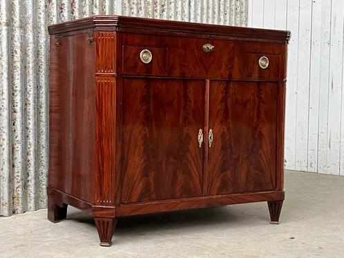 Dressoir - klapbuffet - Mahonie - Hand gepolitoerd, Antiek en Kunst, Antiek | Overige Antiek