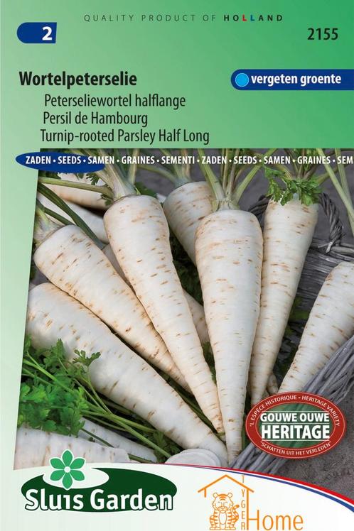 Wortelpeterselie Peterseliewortel Halflange Zaden: Kweek, Tuin en Terras, Bloembollen en Zaden, Verzenden