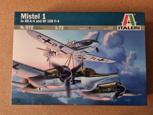 Italeri 072 Mistel 1 Ju 88 A-4 and Bf 109 F-4 1:72, Hobby en Vrije tijd, Modelbouw | Vliegtuigen en Helikopters, Italeri, Verzenden