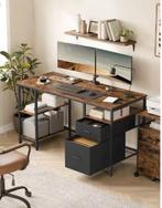 Bureau met Lades en Planken – 140 cm Werkblad Industrieel, Huis en Inrichting, Bureaus, Verzenden, Nieuw