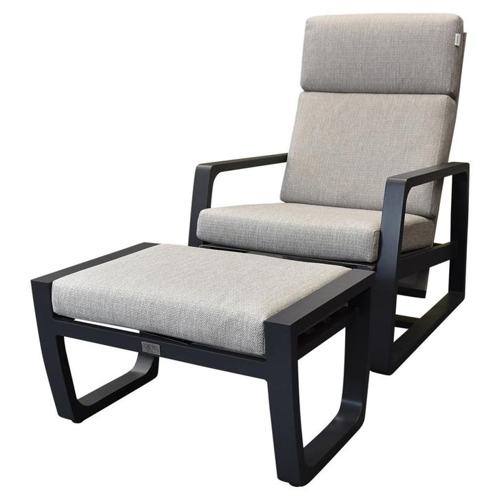 Angelo balkonset 2 delig antraciet verstelbaar, Tuin en Terras, Tuinsets en Loungesets, Nieuw, Aluminium, Ophalen of Verzenden