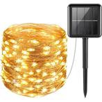 Solar lichtsnoer Twinkle met warm witte leds 10 meter, Zonne-energie, Kunststof, Verzenden, Minder dan 50 watt