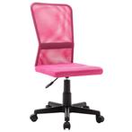 vidaXL Kantoorstoel 44x52x100 cm mesh stof roze, Huis en Inrichting, Bureaus, Verzenden, Nieuw