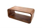Massief houten salontafel CUBUS 100cm Sheesham, Huis en Inrichting, Tafels | Salontafels, Ophalen of Verzenden, Nieuw