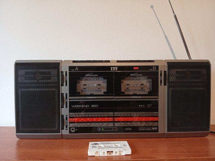 ITT WEEKEND - Weekend 360 Draagbare cassettespeler, Audio, Tv en Foto, Radio's