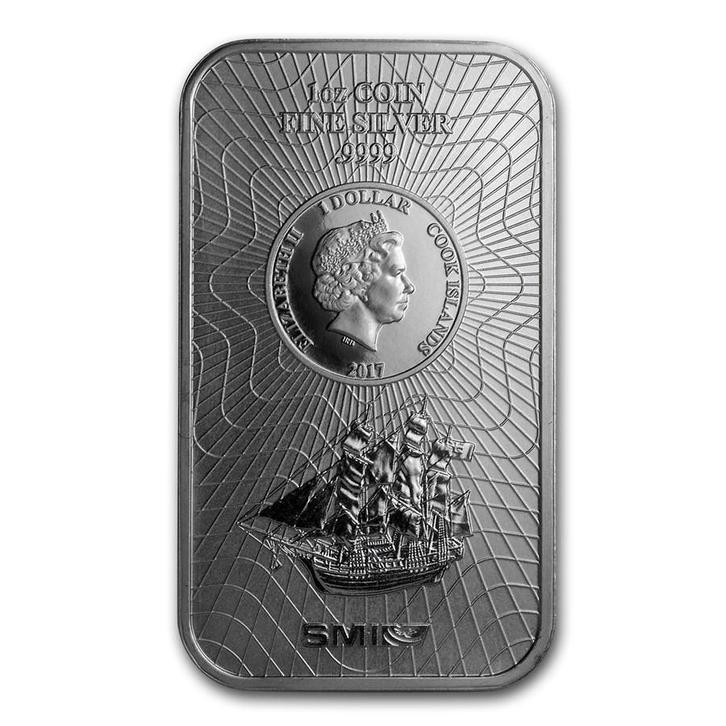 Cook Island 50 gram muntbaar (zilver), Postzegels en Munten, Munten | Oceanië, Losse munt, Zilver, Verzenden
