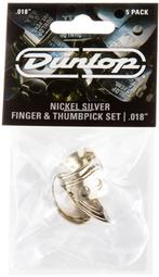 Jim Dunlop RVS vingerplectrum + duimplectrum  0.018 - 5-pack, Ophalen of Verzenden, Nieuw, Banjo