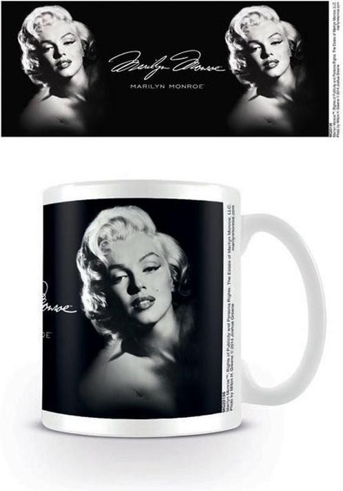 Marilyn Monroe - Noir - Mok officiële merchandise, Verzamelen, Muziek, Artiesten en Beroemdheden, Gebruiksvoorwerp, Nieuw, Ophalen of Verzenden