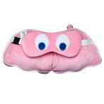 Reiskussen & Slaapmasker Pac-Man Geest Rond - Roze - Hoogte, Huis en Inrichting, Woonaccessoires | Kussens, Ophalen of Verzenden