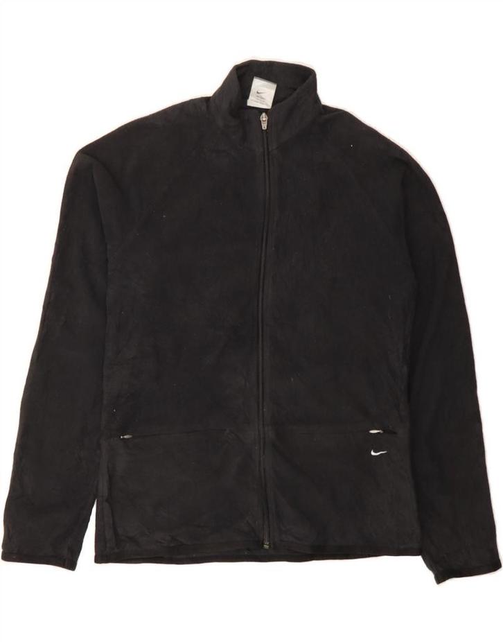NIKE Womens Fleece Jacket US 4/6 Small Black Polyester, Kleding | Dames, Jassen | Winter, Verzenden