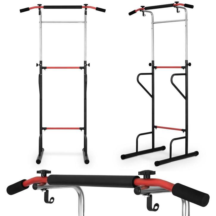 Pull Up Bar Thuissport | Mat Zwart | Gratis Haken | Laats..., Sport en Fitness, Fitnessapparatuur, Armen, Nieuw, Metaal, Overige typen