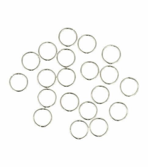 Haarspeld haarringen - Basic 1cm - Zilver - Set van 20, Sieraden, Tassen en Uiterlijk, Uiterlijk | Haarverzorging